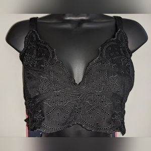 Forever 21 black crop top size L